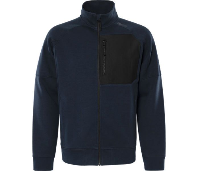 Koko: XS, Väri alkuperäinen: Tummansininen, Materiaali: 60% puuvilla, 40% kierrätetty polyesteri. kuva