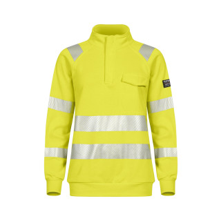 TRANEMO-Flame Retardant Ladies Half Zip Sweatshirt, L image