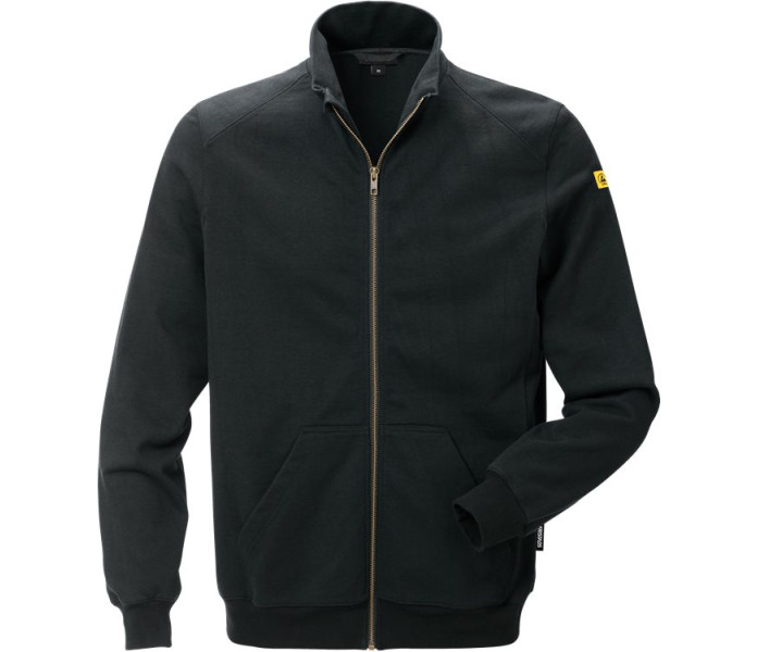 Koko: XS, Väri alkuperäinen: Musta, Materiaali: 48% puuvilla, 48% polyesteri, 4% hiilikuitu. image