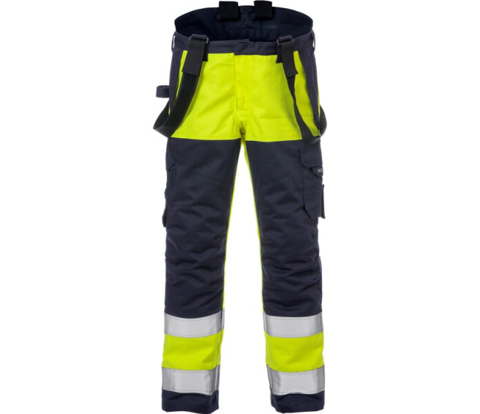 FRISTADS-Palosuojatut high vis housut lk 2 2588 FLAM image