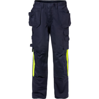 FRISTADS-Palosuojatut high vis  rakentajan housut naisten 2730 FLAM kuva