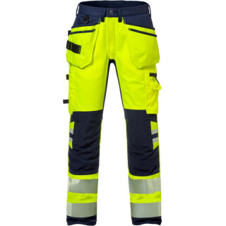 FRISTADS-High vis rakentajan stretch housut naisten lk 2  2710 PLU kuva