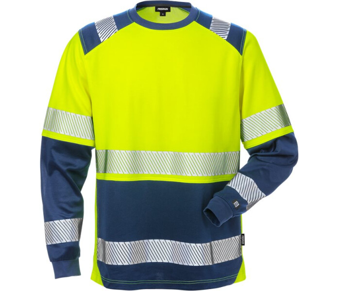 FRISTADS-High vis pitkähihainen t-paita lk 2 7457 THV kuva