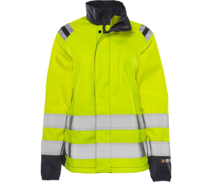 FRISTADS-Flamestat high vis softshell takki naisten lk 3 4076 FSS kuva