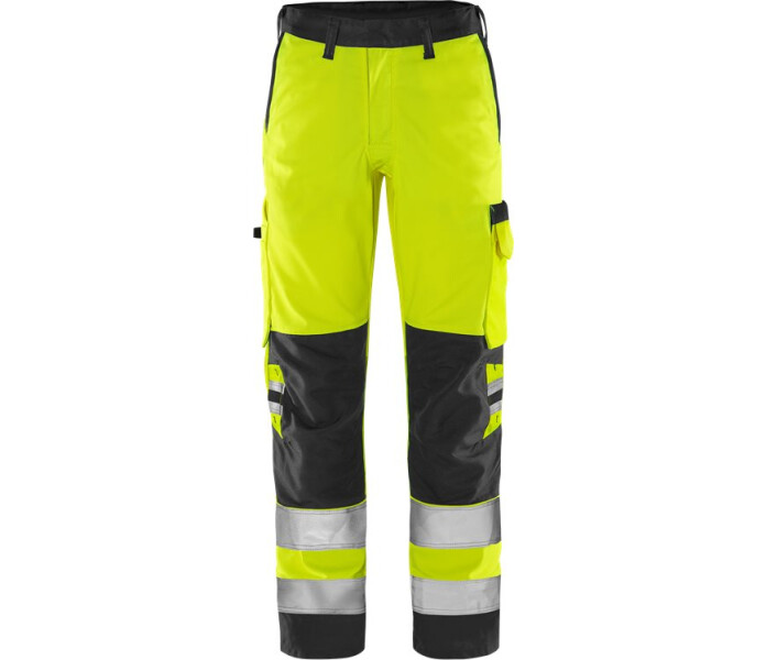 FRISTADS-Green high vis housut lk 2 2651 GPLU kuva