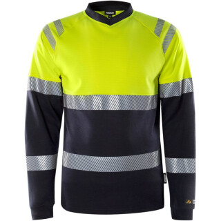FRISTADS-Palosuojattu Flamestat high vis pitkähihainen t-paita lk 1 7107 TFL kuva