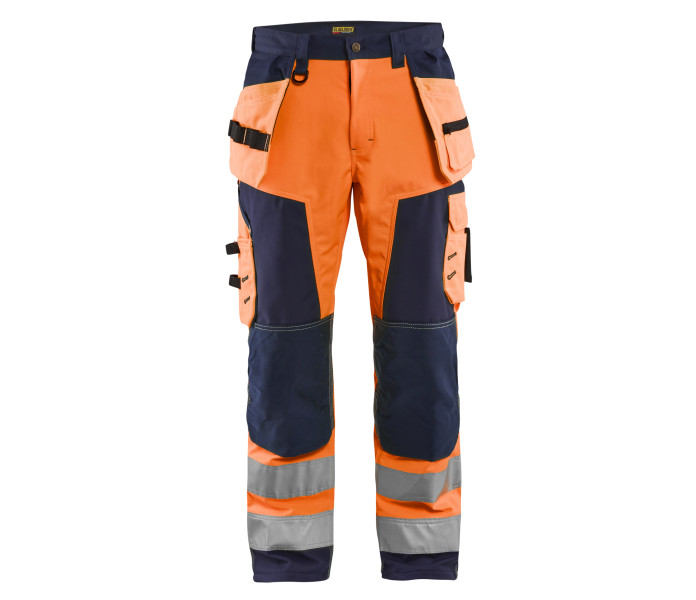 blåkläder-Highvis softshell-riipputaskuhousut kuva