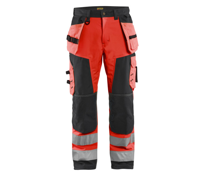 blåkläder-Highvis softshell-riipputaskuhousut kuva