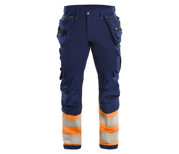 blåkläder-Highvis riipputaskuhousut 4-way stretch image