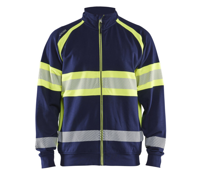 blåkläder-Highvis huppari vetoketjulla image