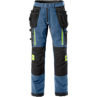 Fristads-Rakentajan stretch housut 2566 STP , Washed blue image