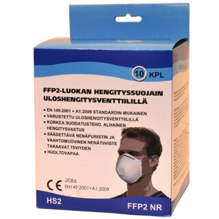 HS 2 hengityssuojain FFP2 venttiilillä kuva