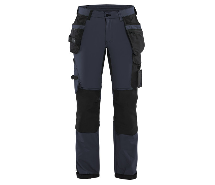 blåkläder-Naisten highvis riipputaskuhousut 4-way stretch image