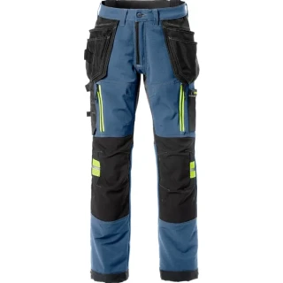 Fristads-Rakentajan stretch housut 2566 STP , Washed blue kuva