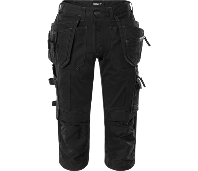 Koko: C46, Väri alkuperäinen: Musta, Materiaali: 60% puuvilla, 40% kierrätetty polyesteri, canvas. Stretch 44% PTT (osittain biopohjainen materiaali), 44% polyesteri, 12% kierrätetty polyesteri. image